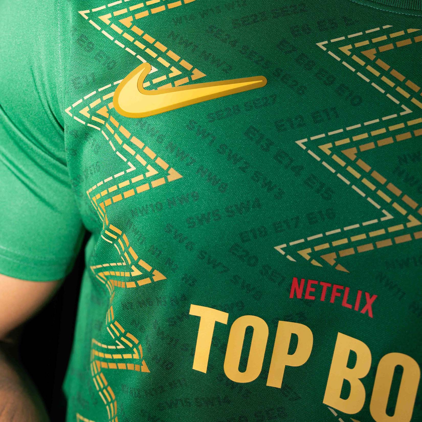 Created By Netflix TOP BOY Home Jersey